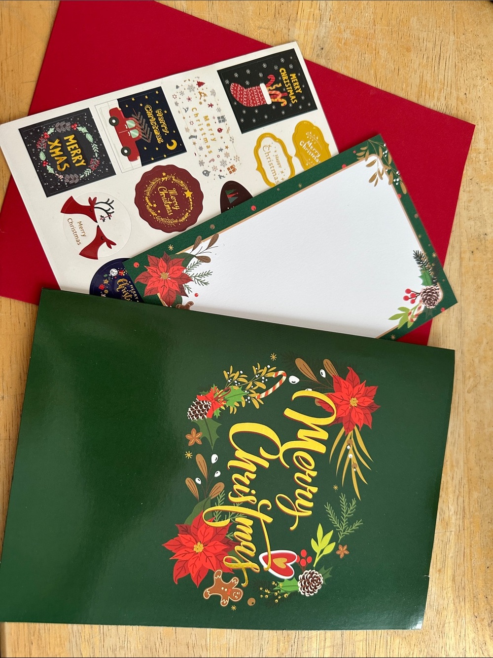 Free w/purchase Merry Christmas Musical Card